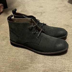 Brand new Andrew Marc dark grey lace up boots, size 12
